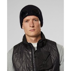 EXTRA FINE MERINO WOOL GOGGLE BEANIE 11CMAC122A005509A999